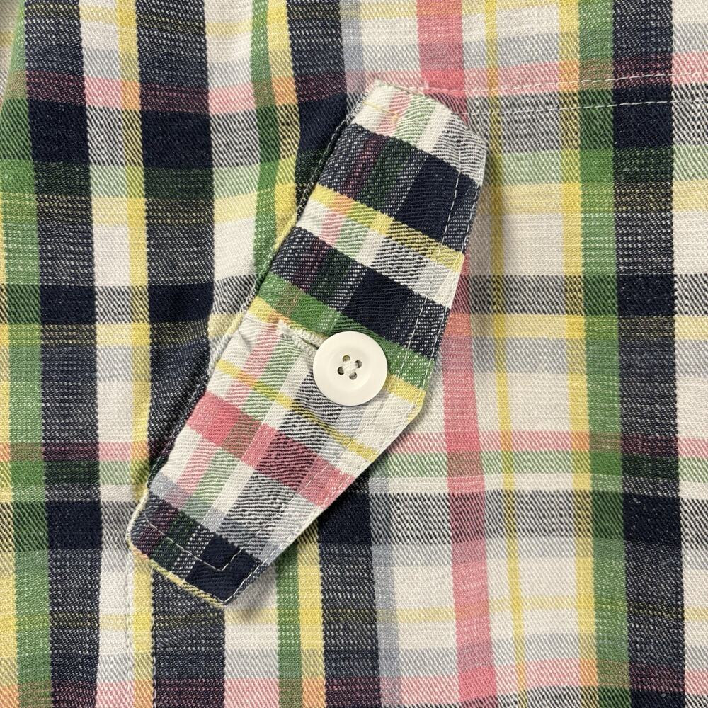 Merona Women’s Plaid Drawstring 4 Button Pullover Hoodie Jacket Size Large - Picture 7 of 15